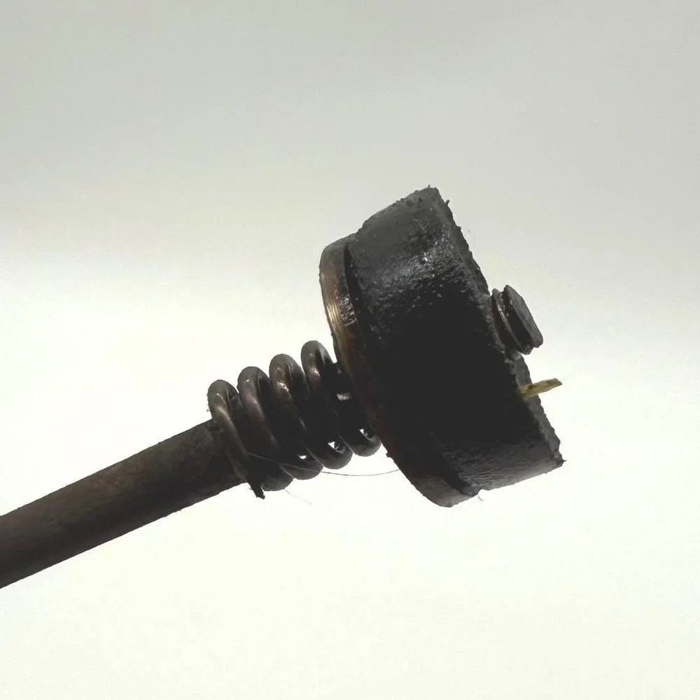 Antique Brass Hand Pump Industrial Primitive Tool Vtg grease gun steampunk